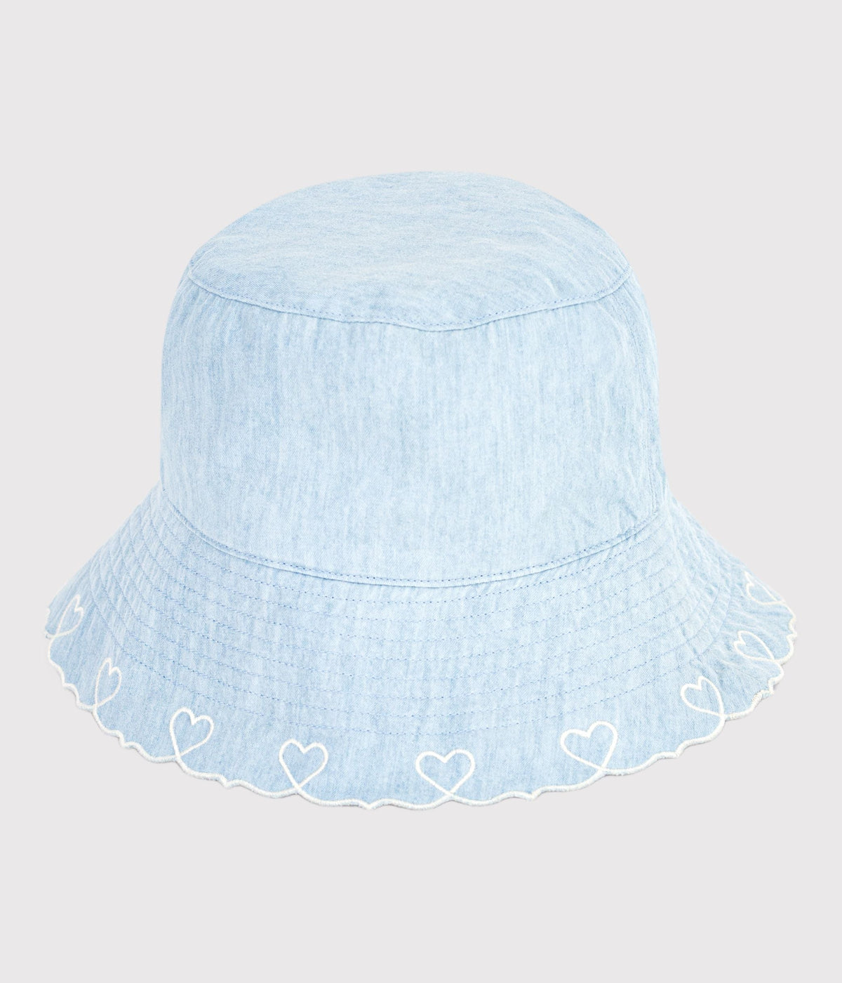 Capeline enfant en chambray – F1