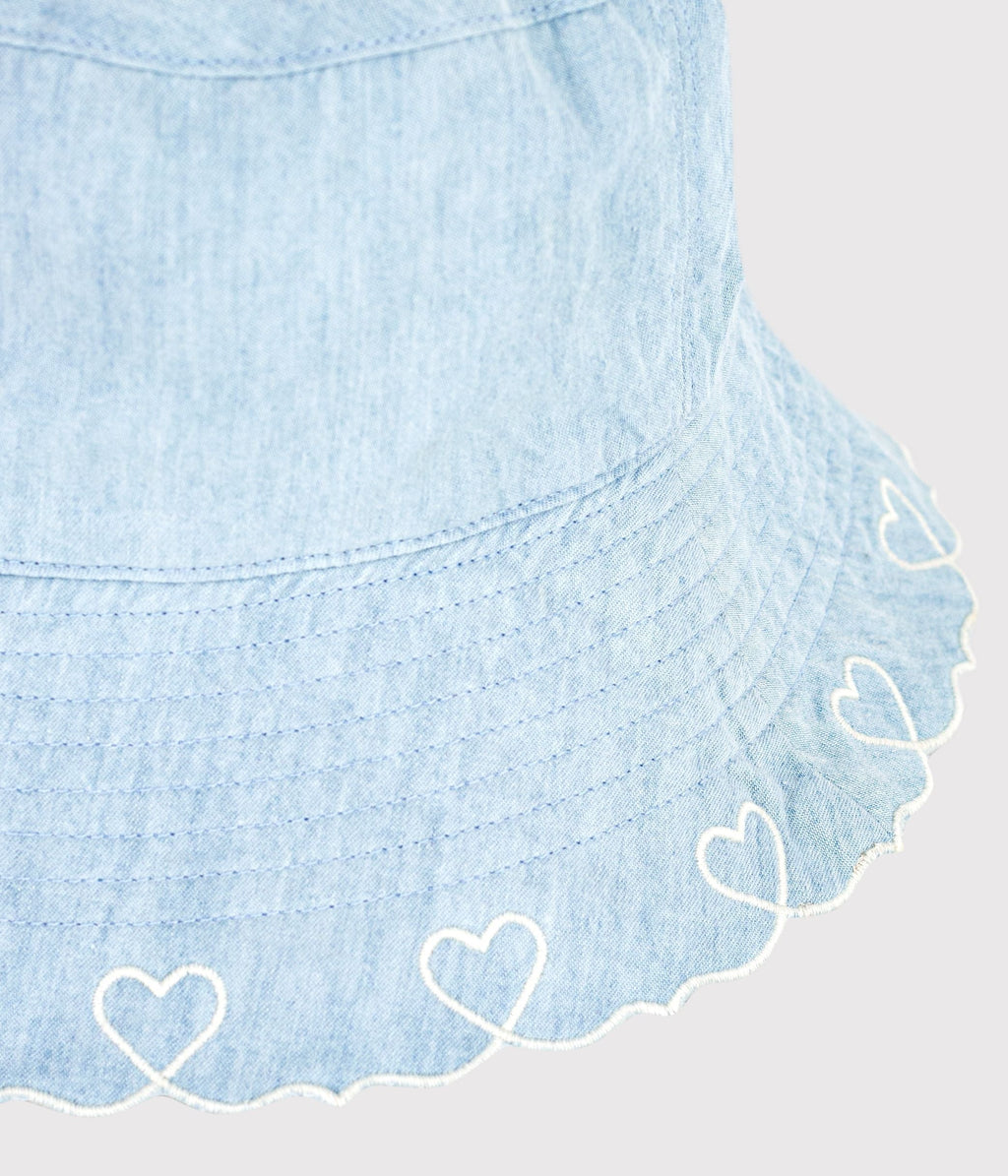Capeline enfant en chambray – Z1