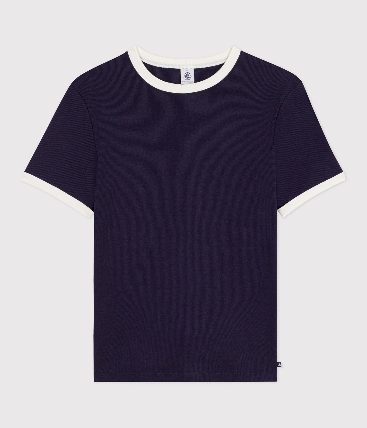 Tee-shirt femme en coton manches courtes uni – F1