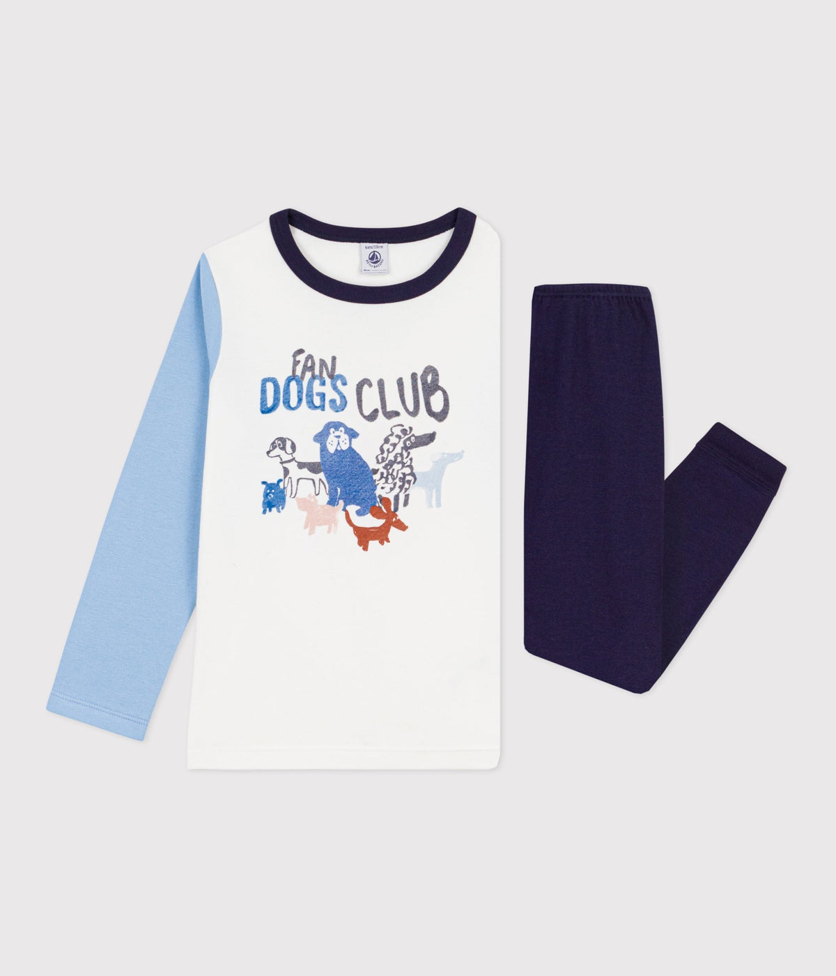 Pyjama enfant en coton motif chien – F2