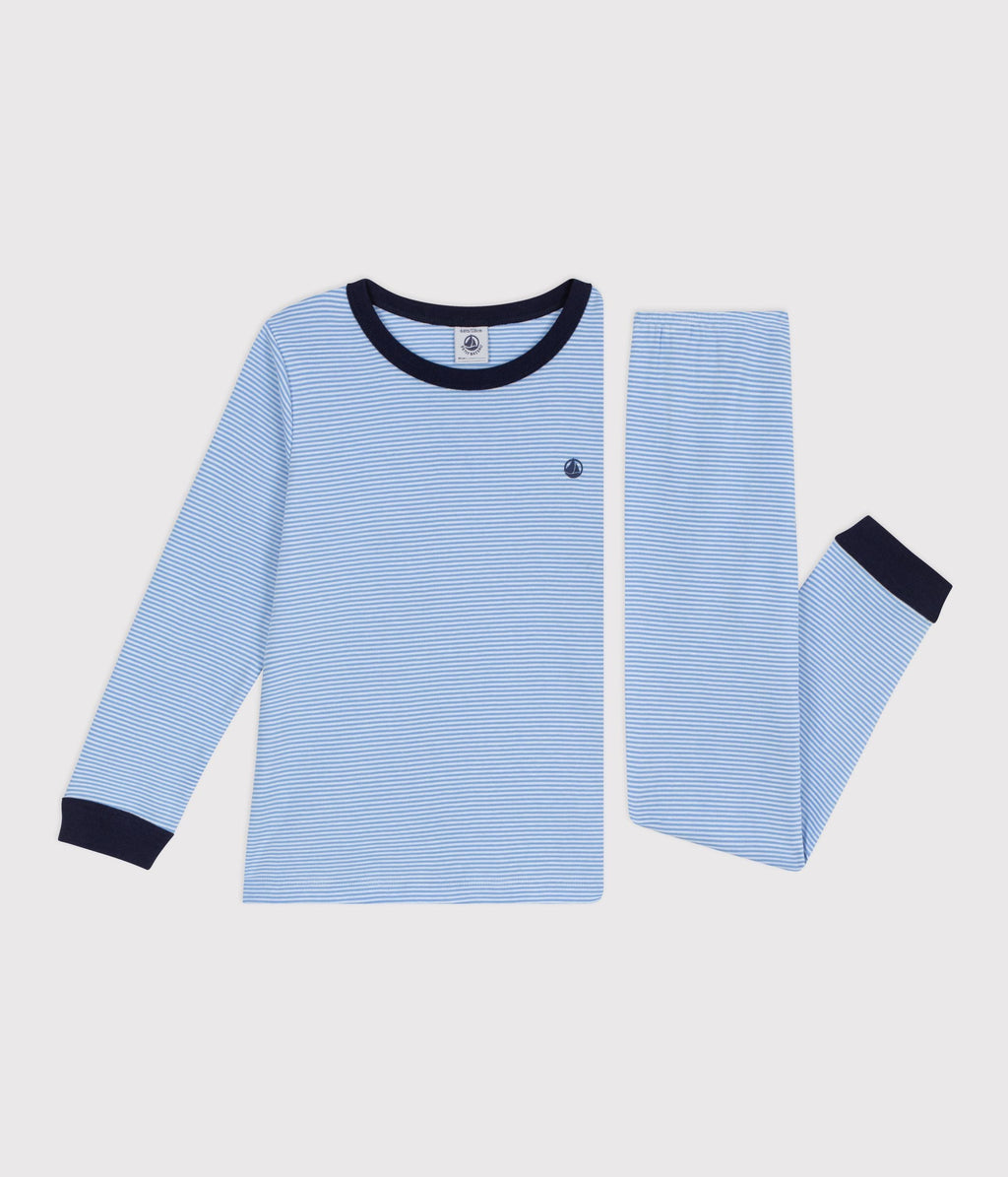 Pyjama enfant en coton à rayures – F2