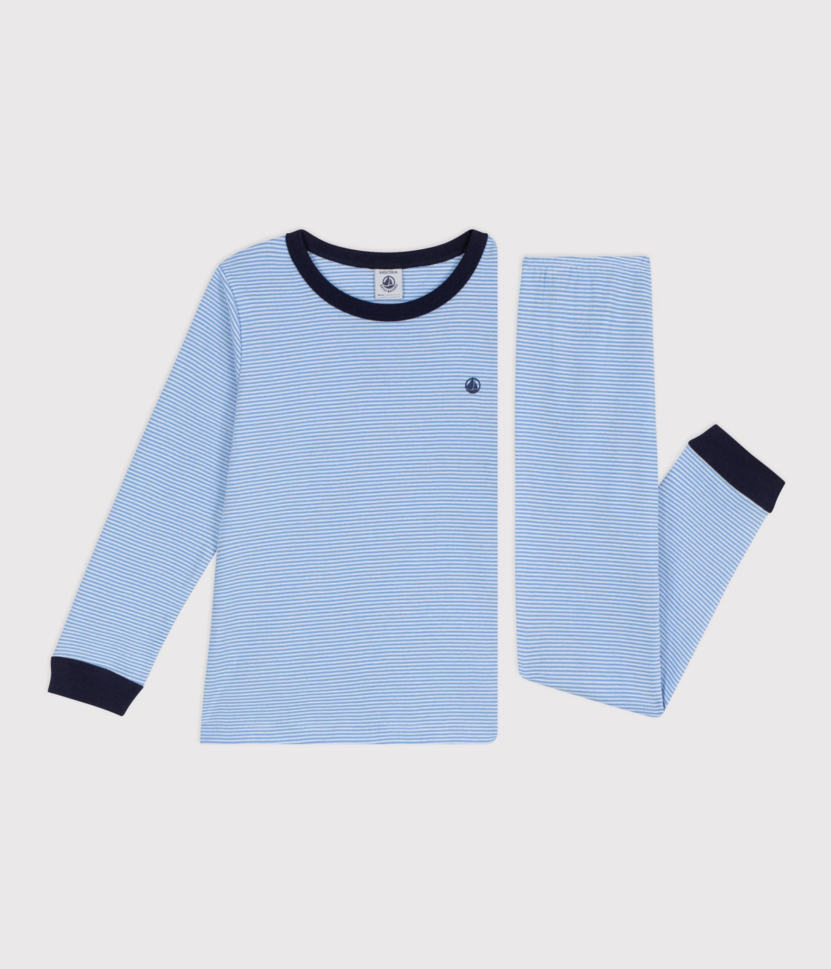 Pyjama enfant en coton à rayures – F2