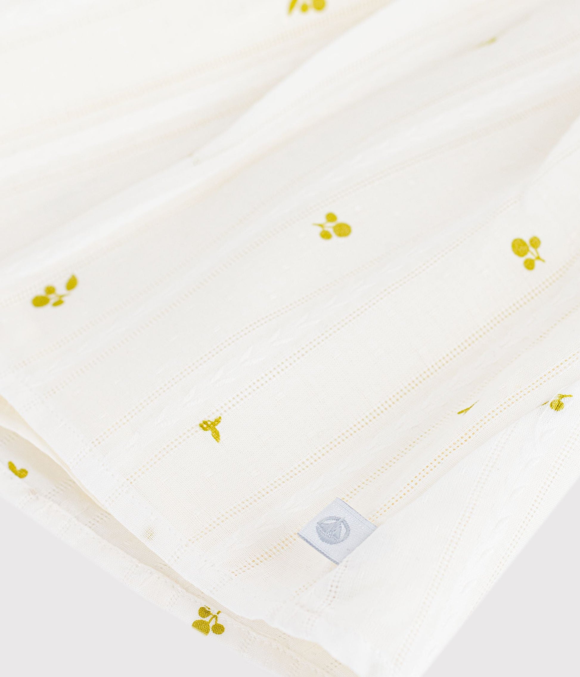 Blouse bébé en coton sans manches en coton, imprimée fleurs – Z1