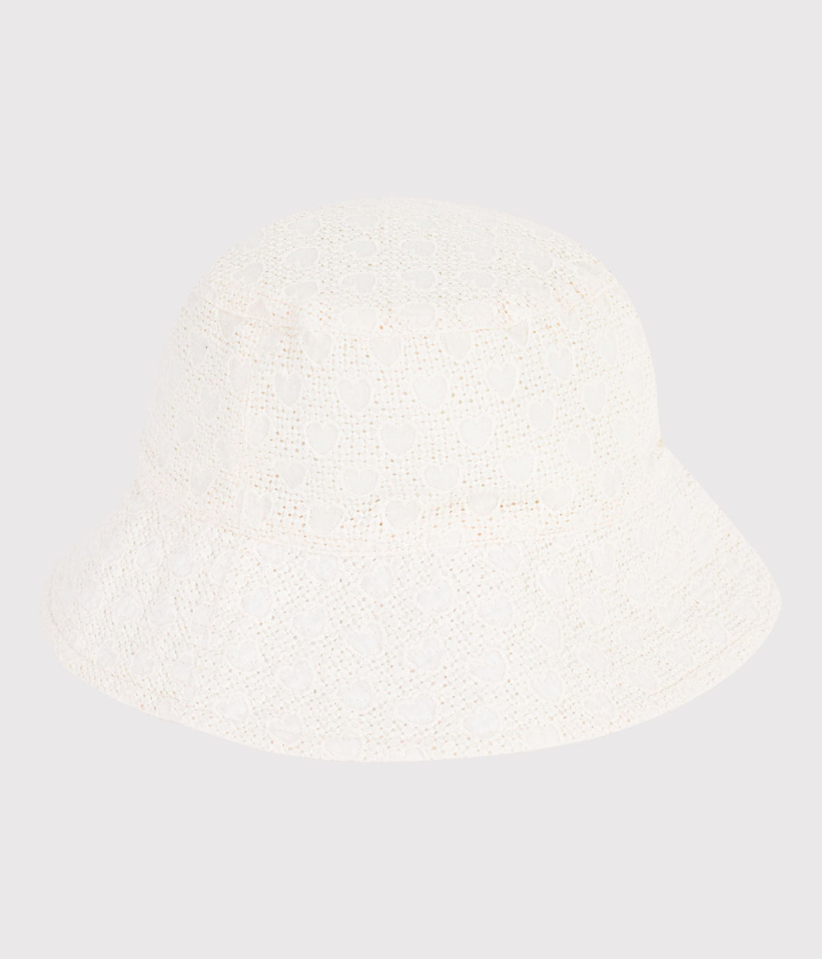 Capeline enfant en popeline broderie anglaise – F1