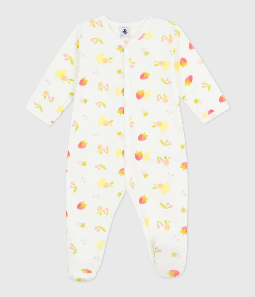 Pyjama bébé en coton imprimé fruits – F1