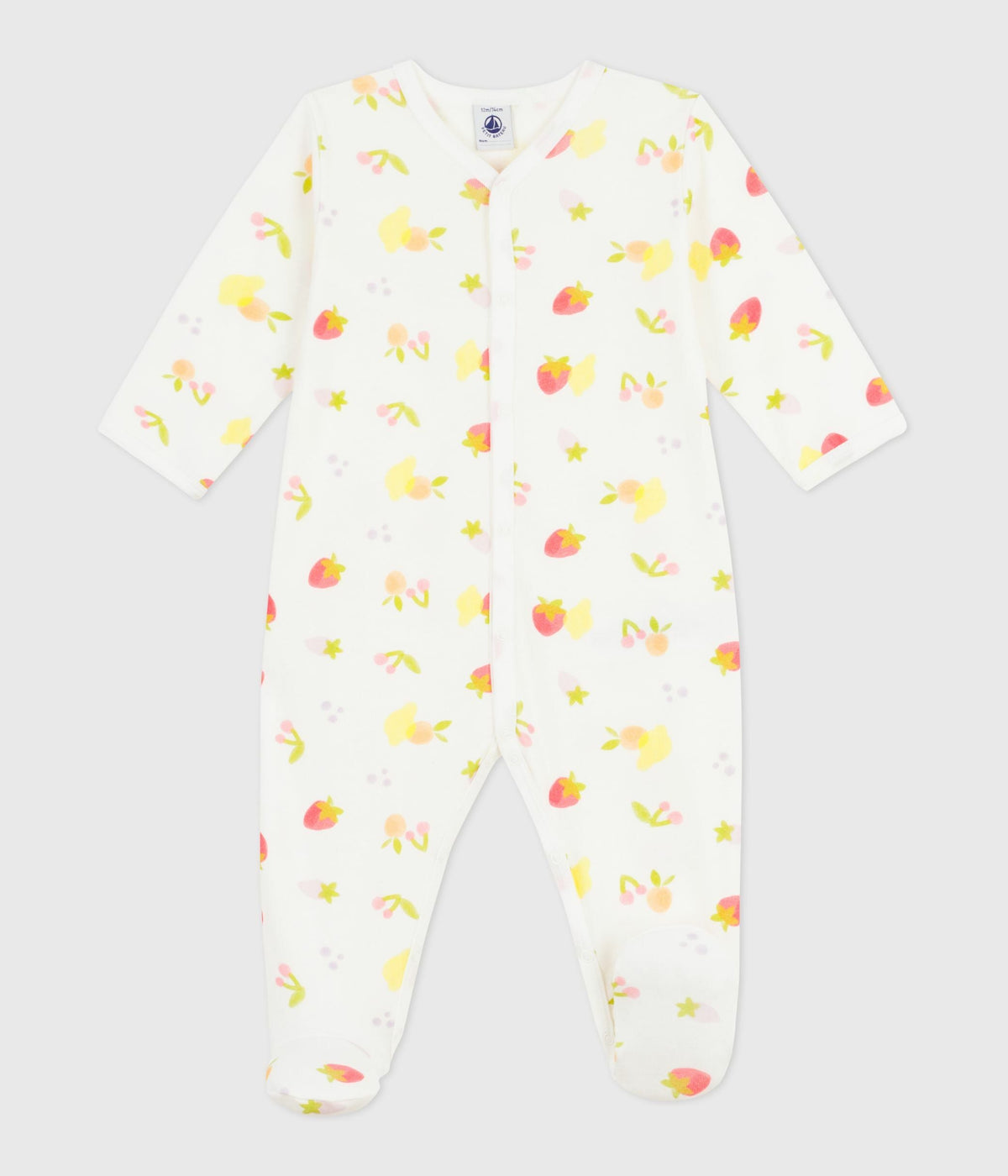 Pyjama bébé en coton imprimé fruits – F1