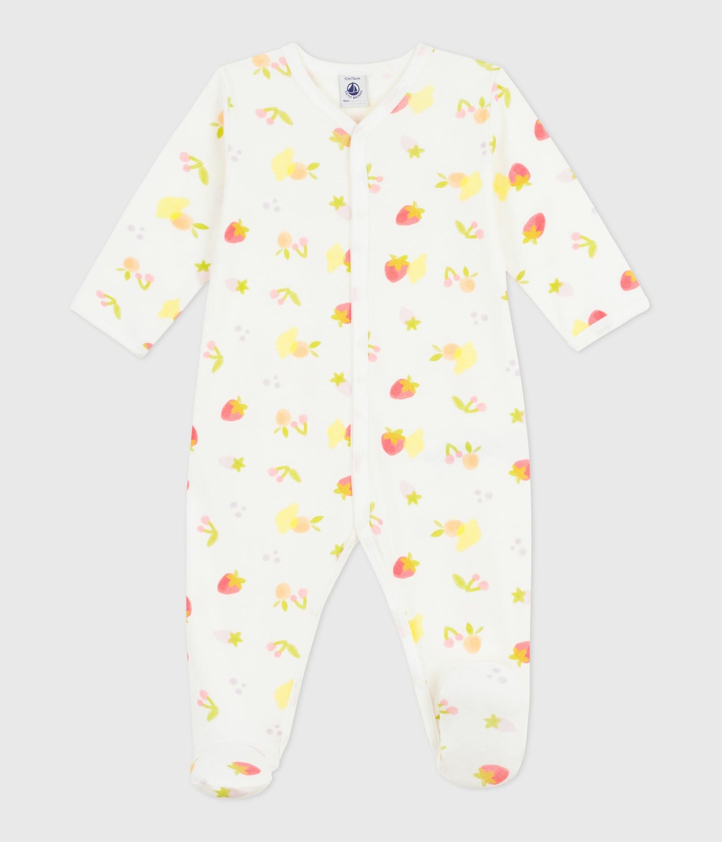 Pyjama bébé en coton imprimé fruits – F1