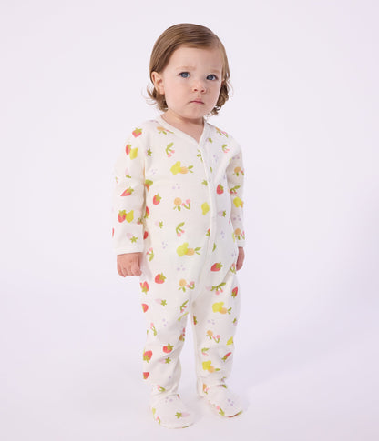 Pyjama bébé en coton imprimé fruits – J1