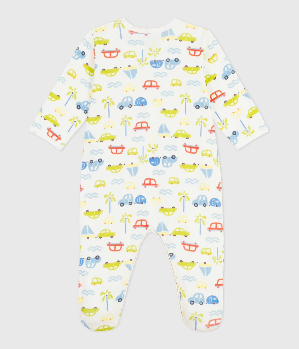 Pyjama bébé en coton imprimé voitures – D1