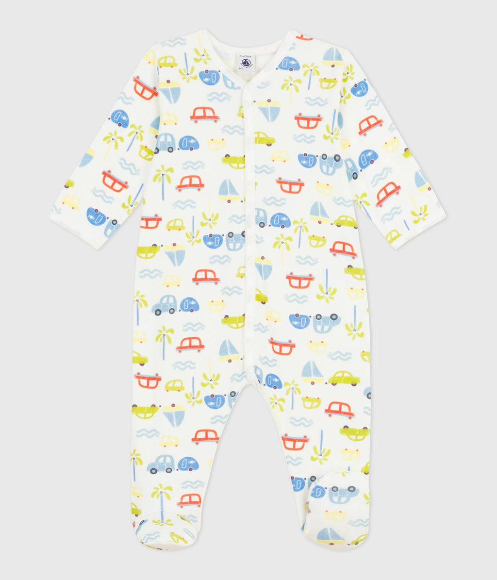 Pyjama bébé en coton imprimé voitures – F1