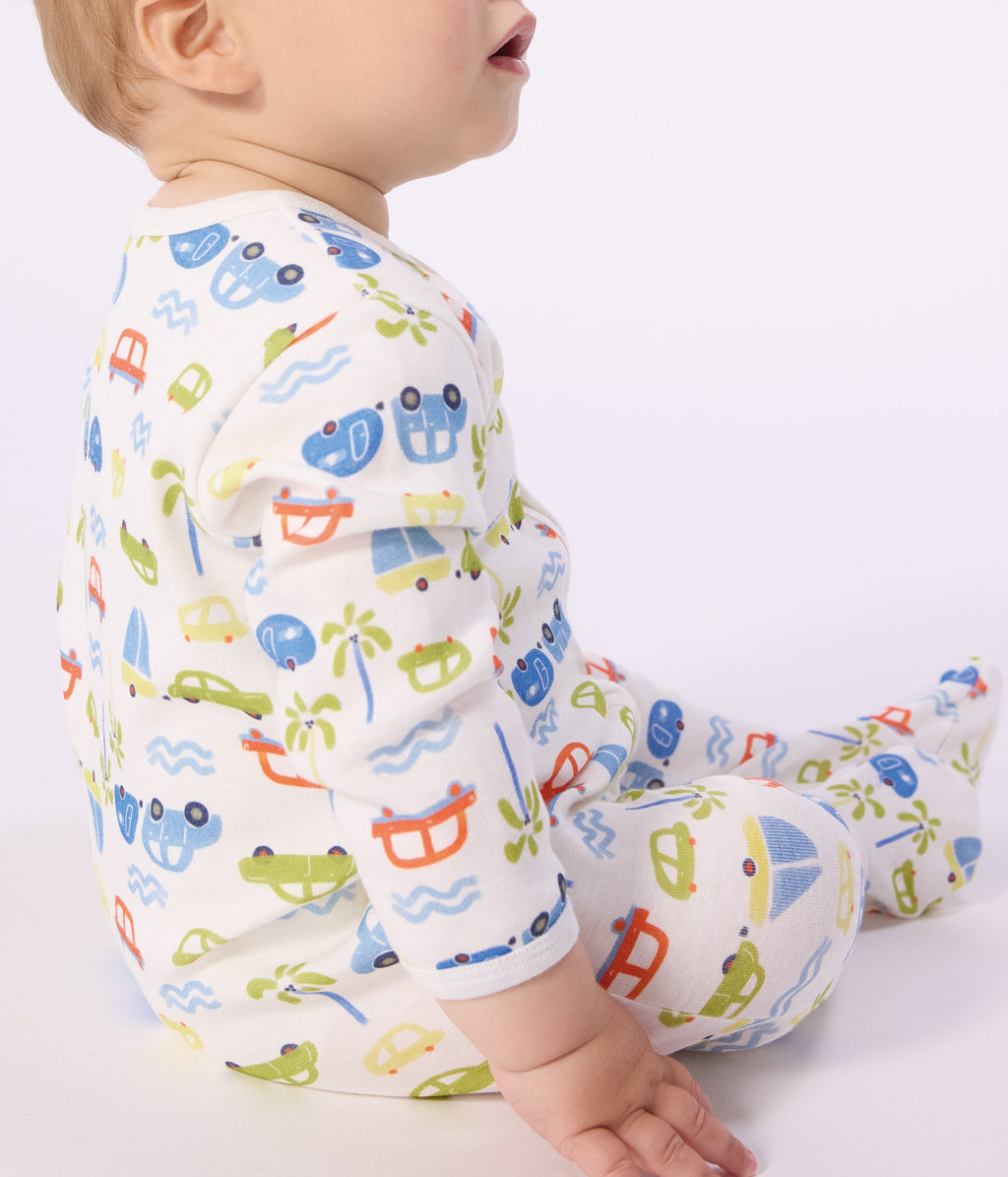 Pyjama bébé en coton imprimé voitures – J3
