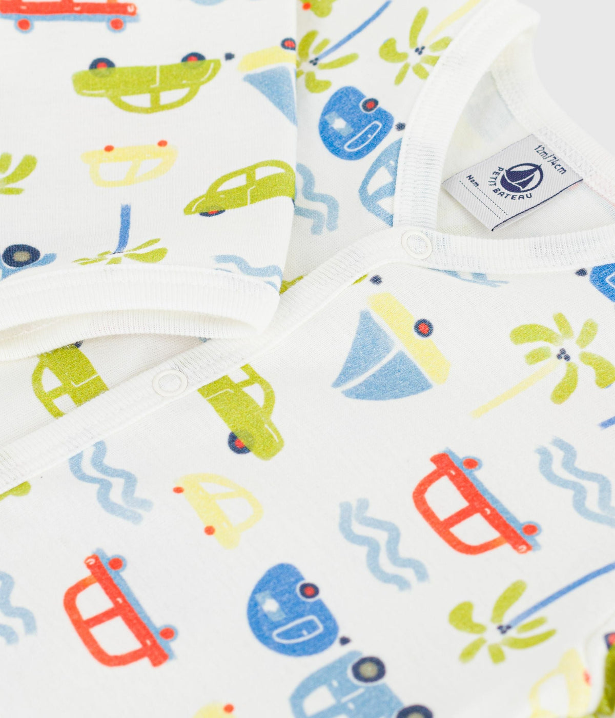 Pyjama bébé en coton imprimé voitures – Z1
