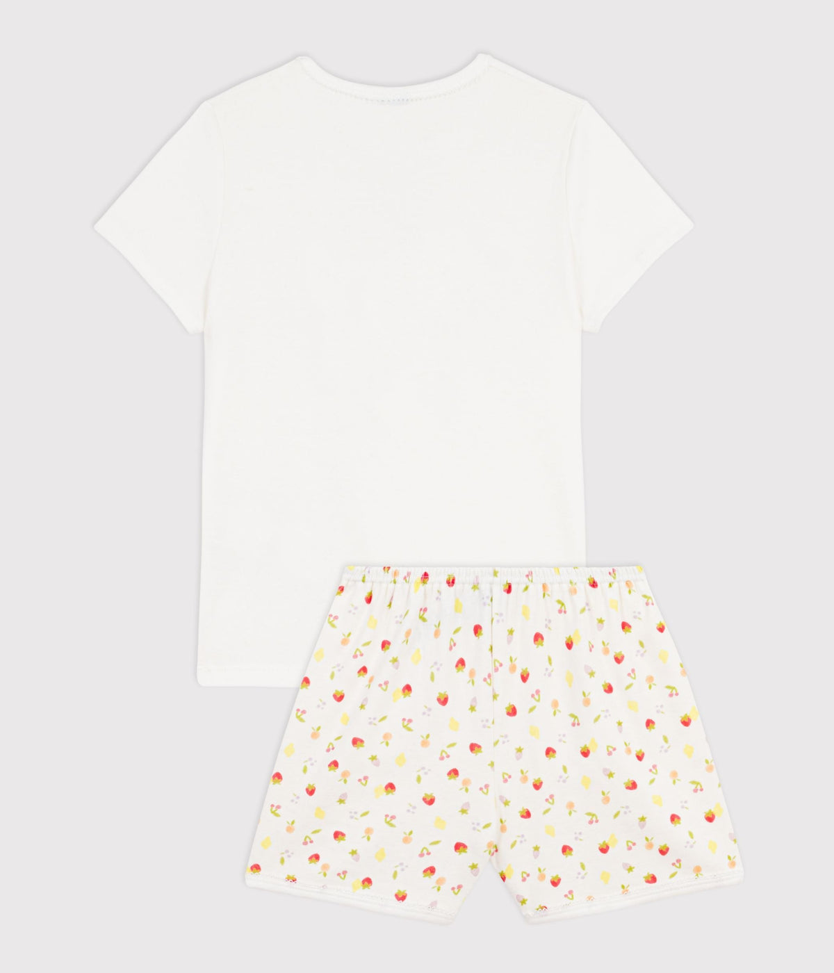 Pyjama short enfant en coton imprimé fruits – D1