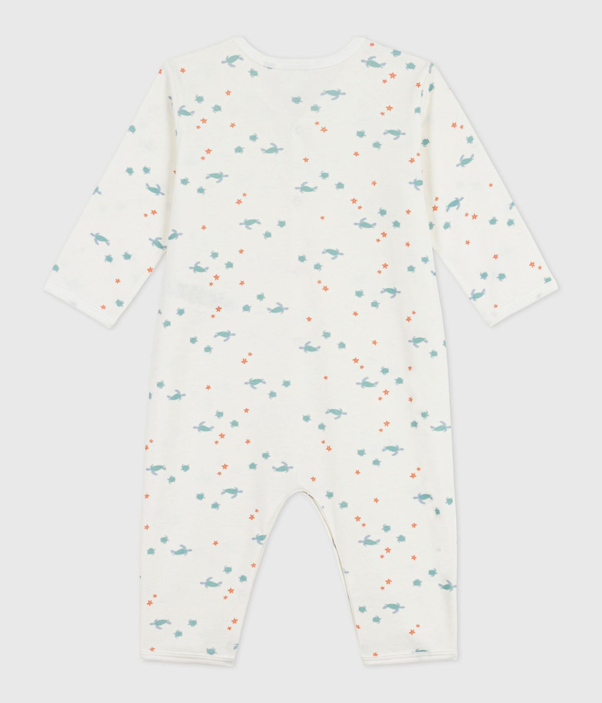 Pyjama bébé en coton sans pieds imprimé tortues – D1