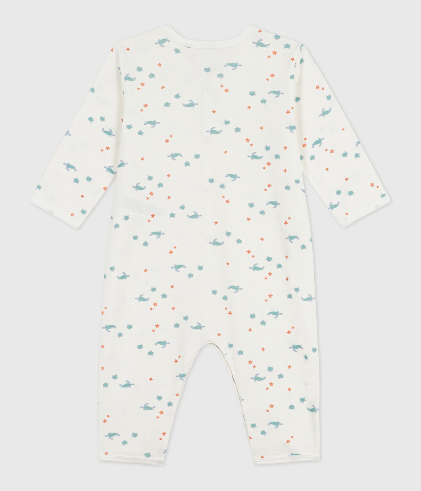 Pyjama bébé en coton sans pieds imprimé tortues – D1