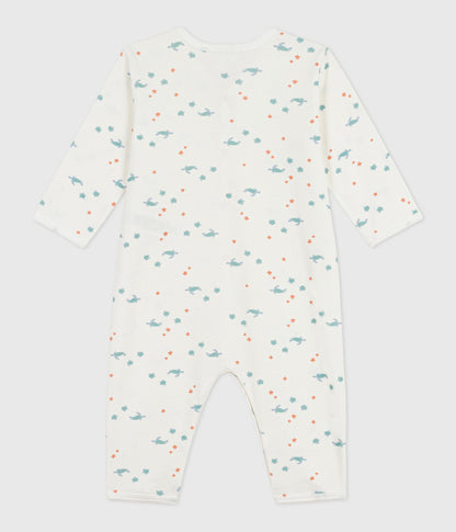 Pyjama bébé en coton sans pieds imprimé tortues – D1