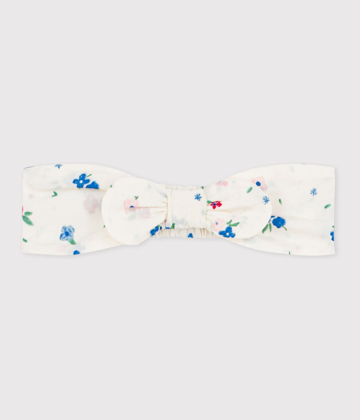 Bandeau bébé fille en popeline imprimé fleuri – F1