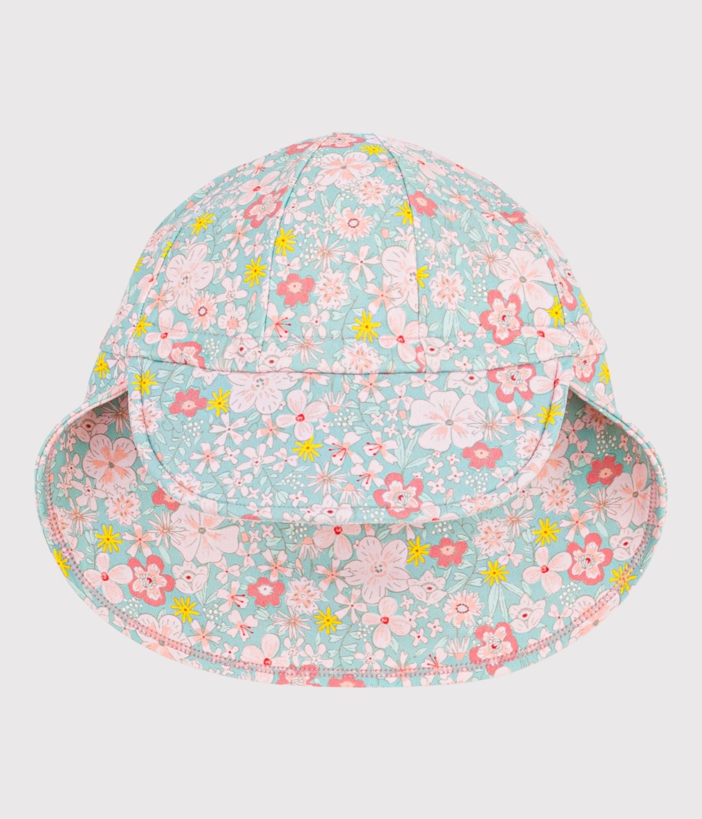 Casquette Anti-UV  bébé imprimé fleurs – F1