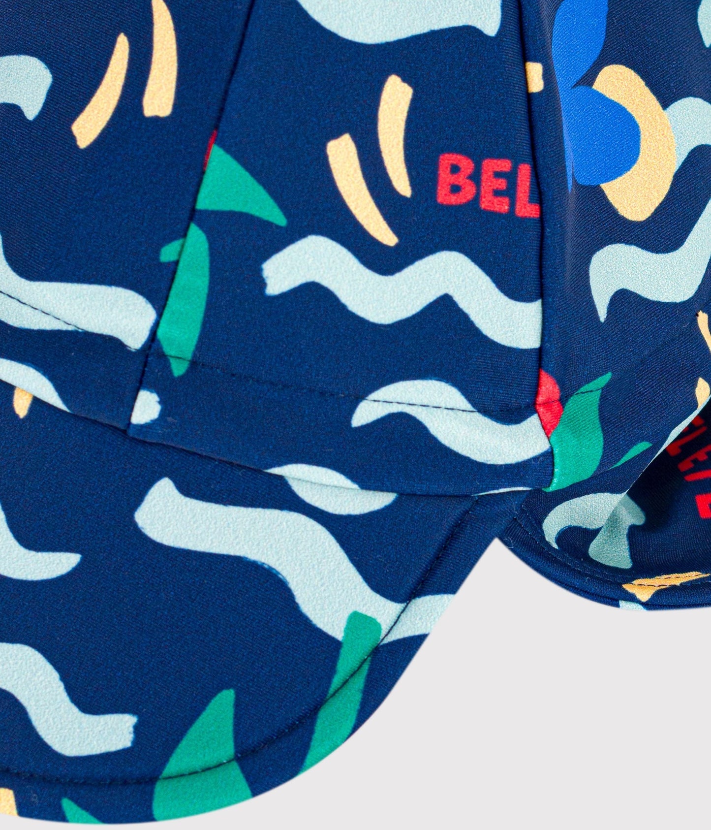 Casquette Anti-UV  bébé imprimé vague – Z1