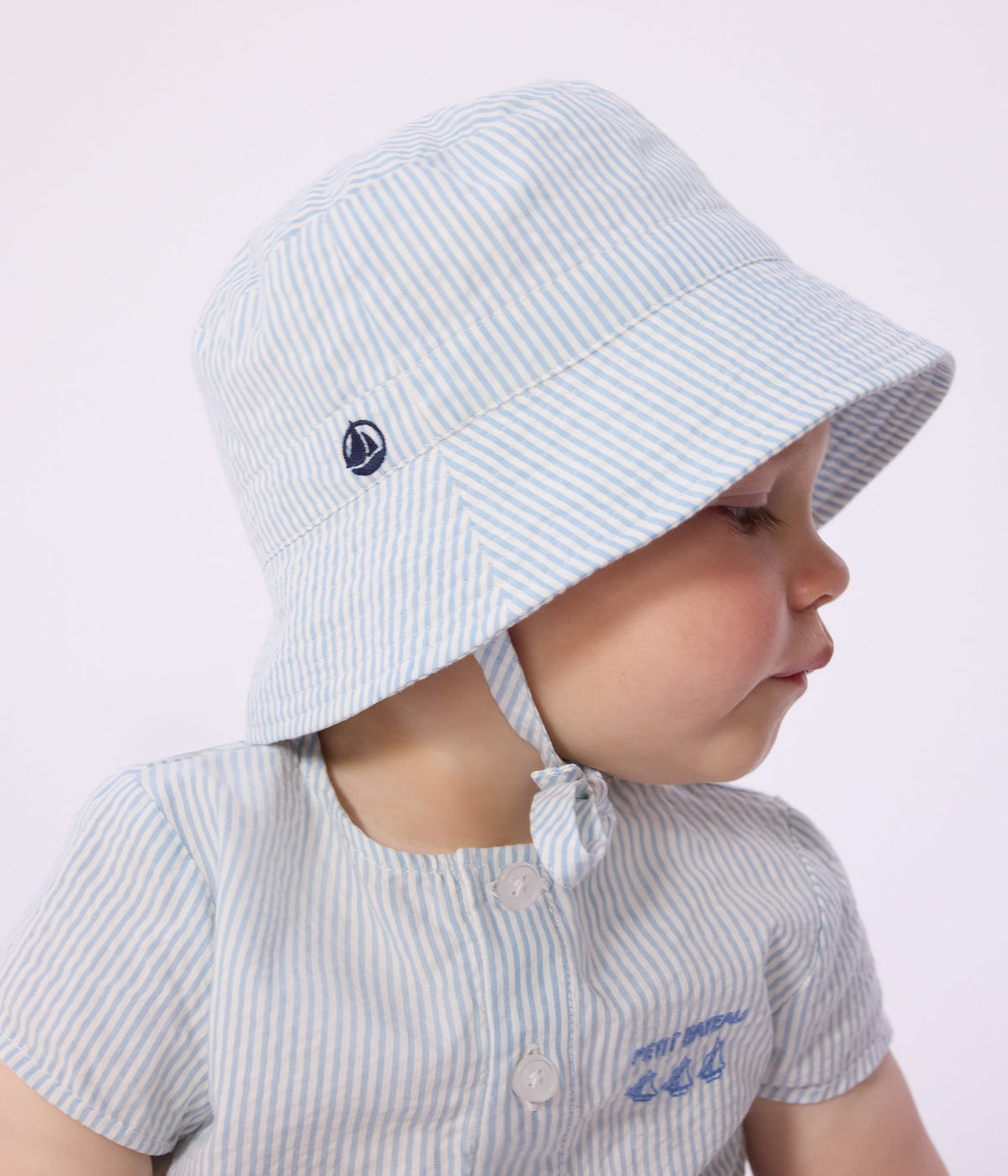 Bob bébé en seersucker à nouer – J1