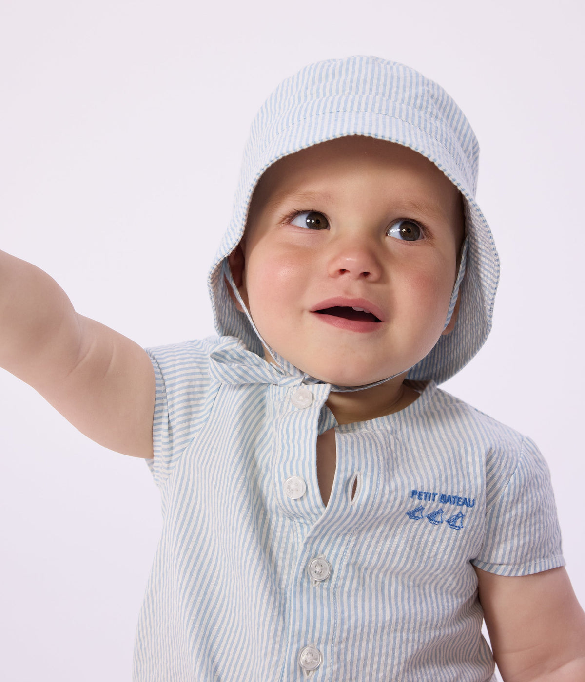 Bob bébé en seersucker à nouer – J2