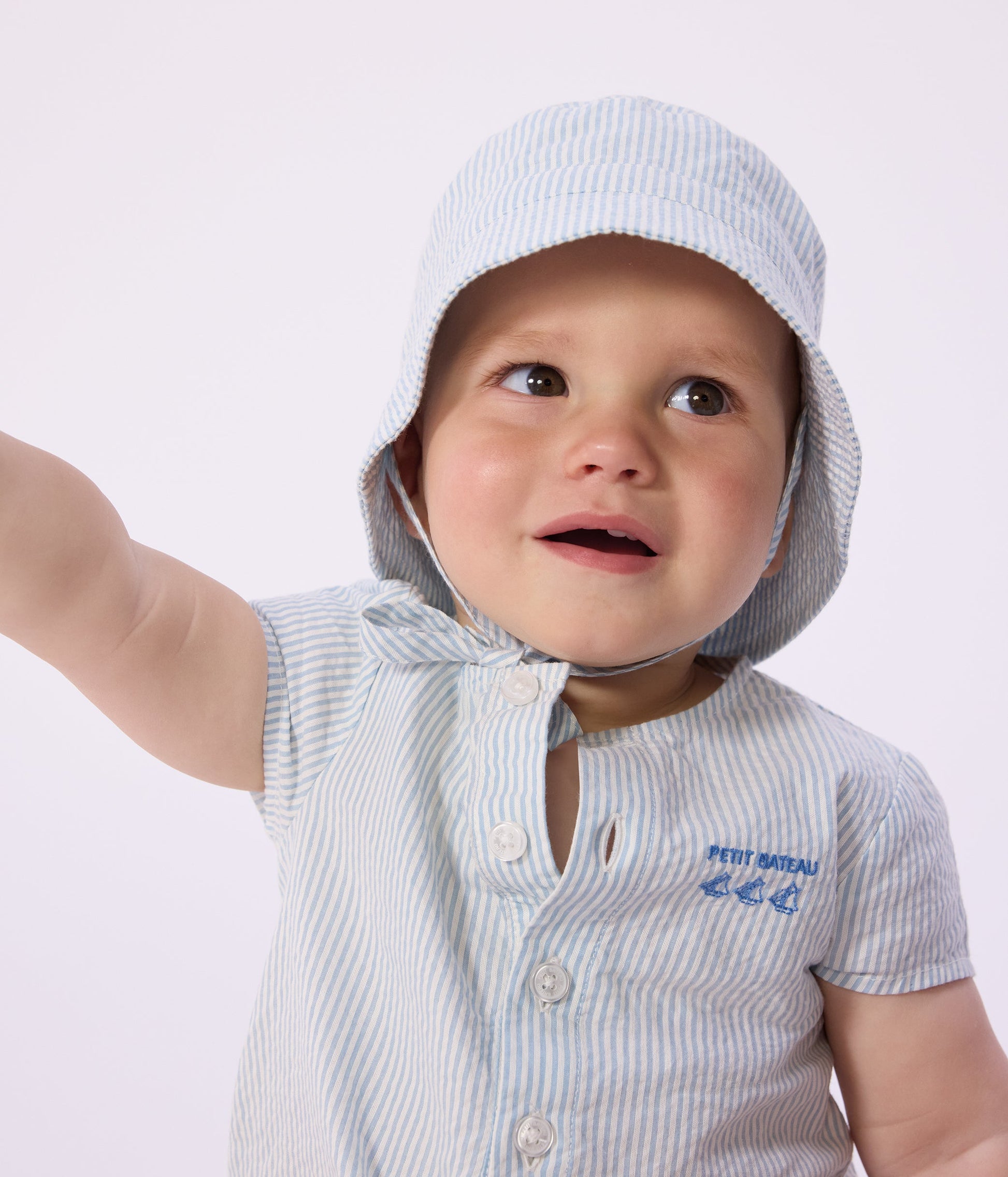 Bob bébé en seersucker à nouer – J2