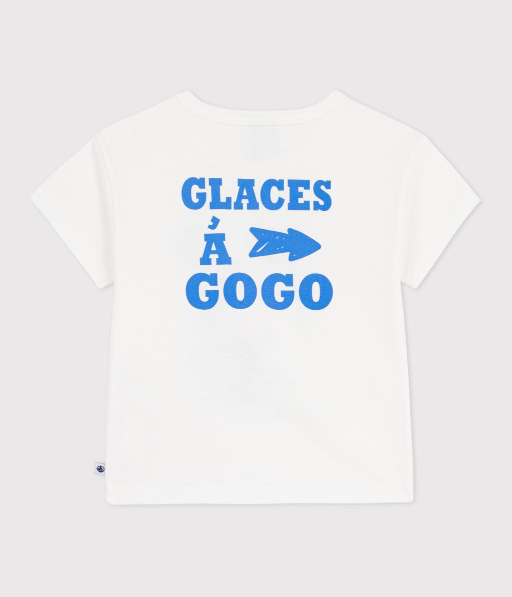Tee-shirt bébé en coton à manches courtes, motif chien – D1
