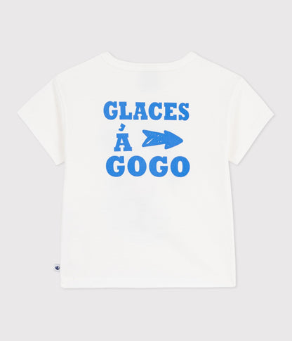Tee-shirt bébé en coton à manches courtes, motif chien – D1