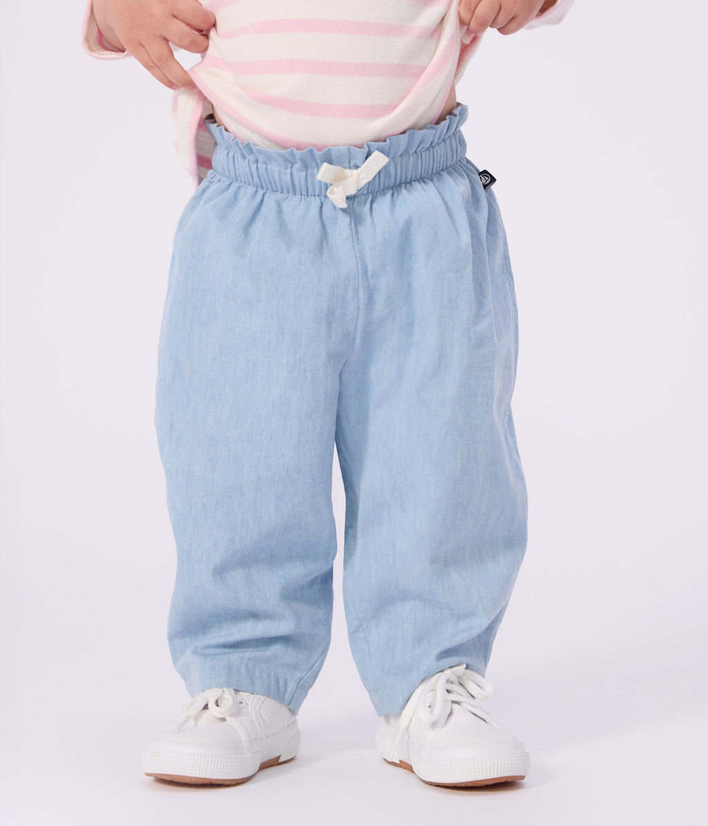 Pantalon bébé en chambray – J3