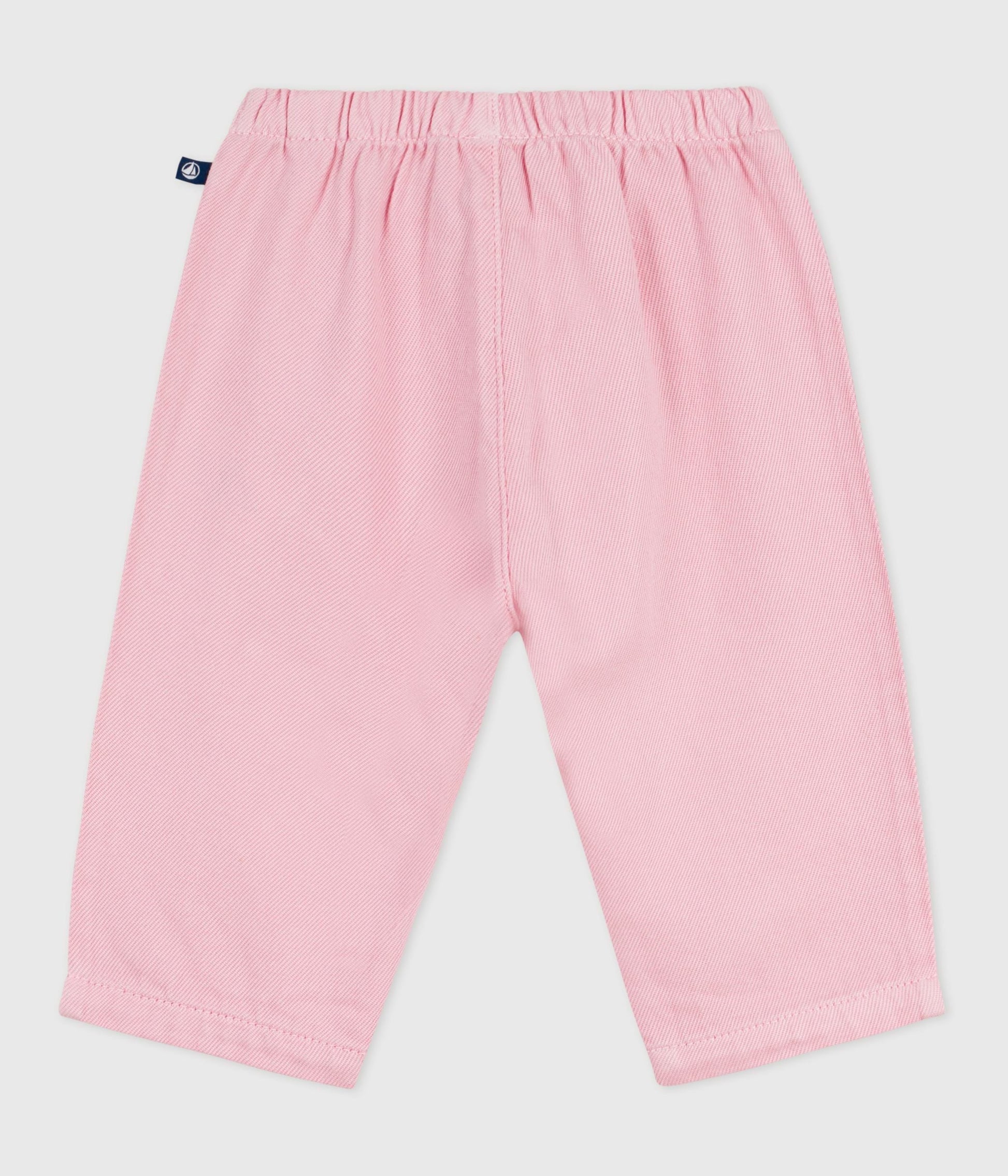 Pantalon bébé en coton souple, uni – D1