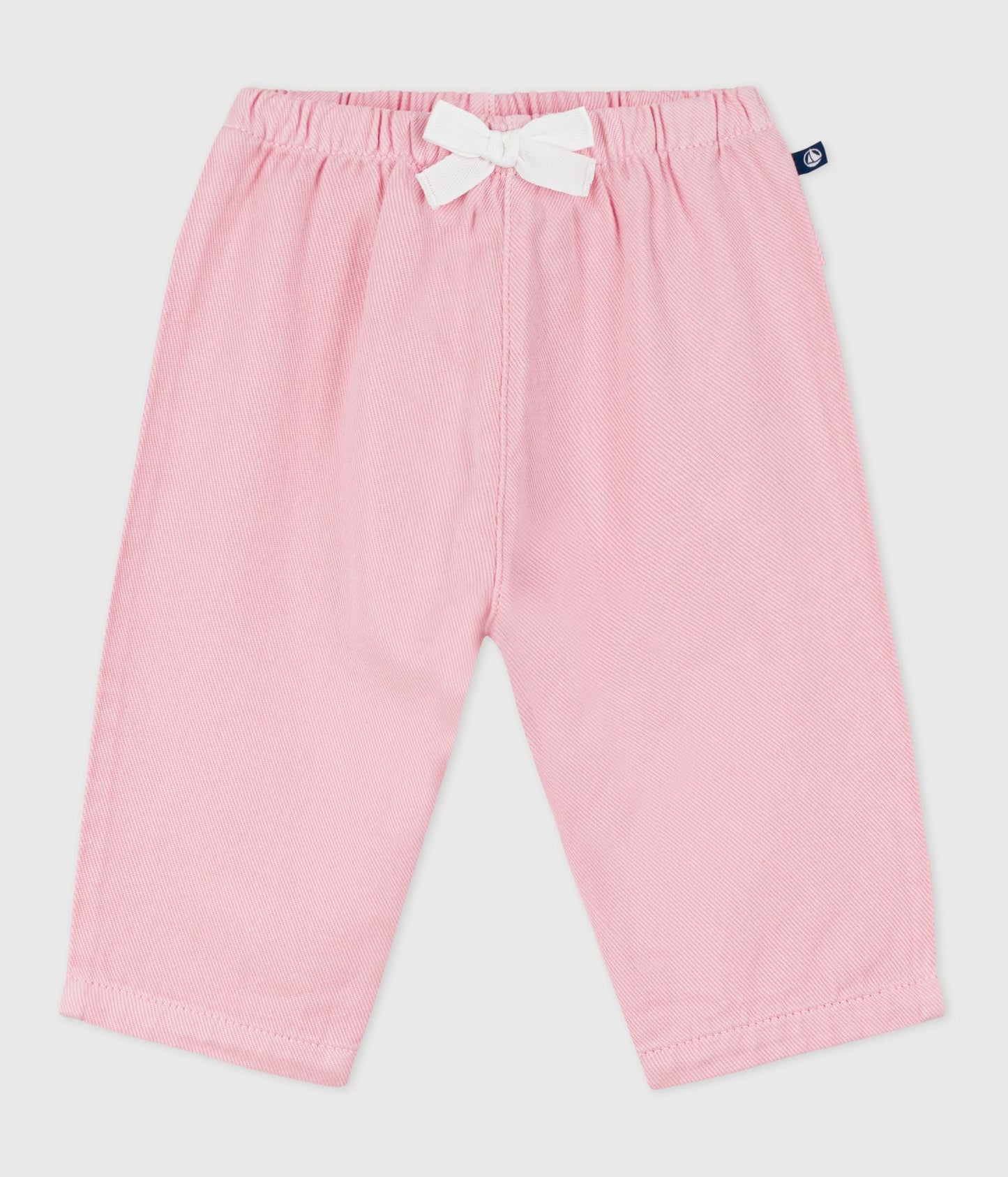 Pantalon bébé en coton souple, uni – F1
