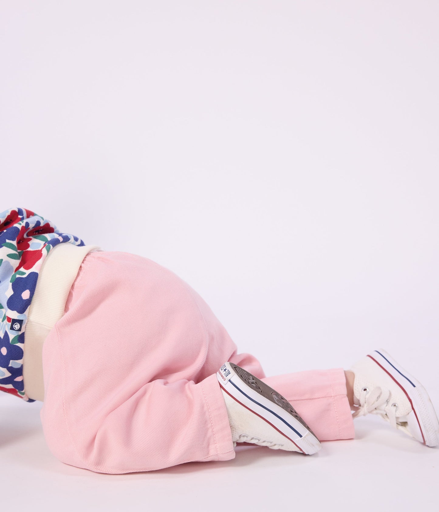 Pantalon bébé en coton souple, uni – J3