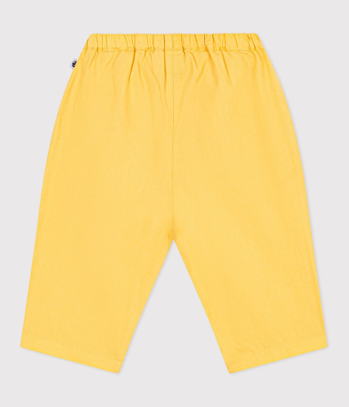 Pantalon bébé en coton/lin, uni – D1