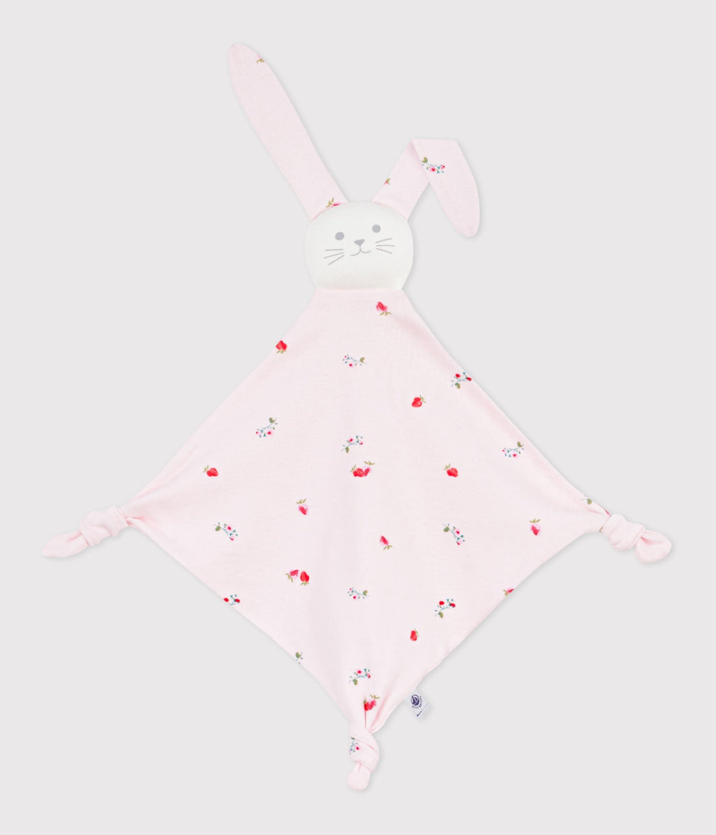 Doudou bébé en coton imprimé fleuri – F1