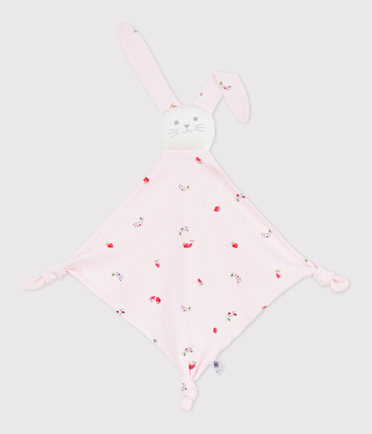 Doudou bébé en coton imprimé fleuri – F1