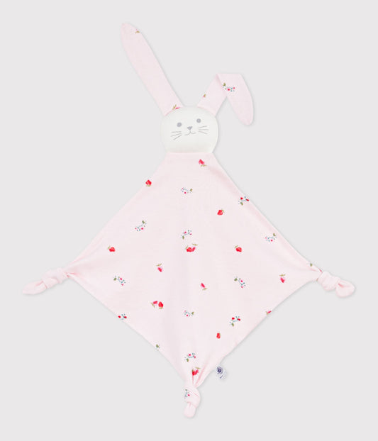 Doudou bébé en coton imprimé fleuri – F1