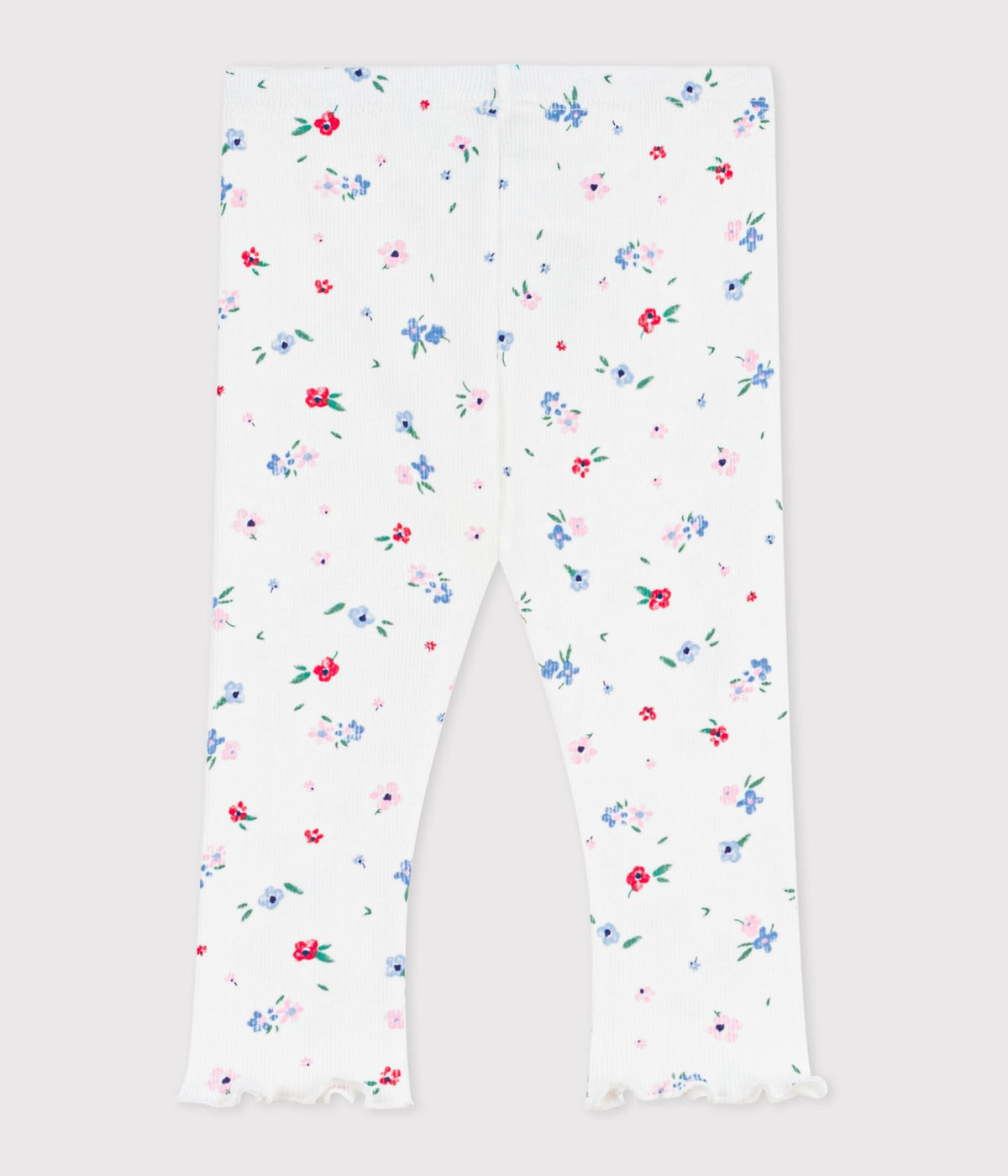 Legging bébé en coton, imprimé fleurs – D1