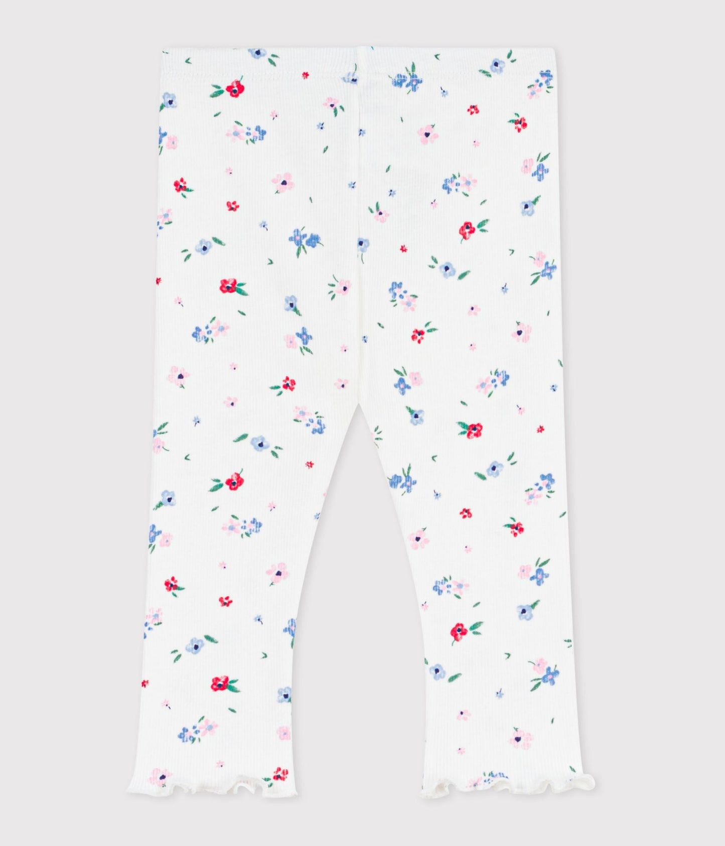 Legging bébé en coton, imprimé fleurs – D1