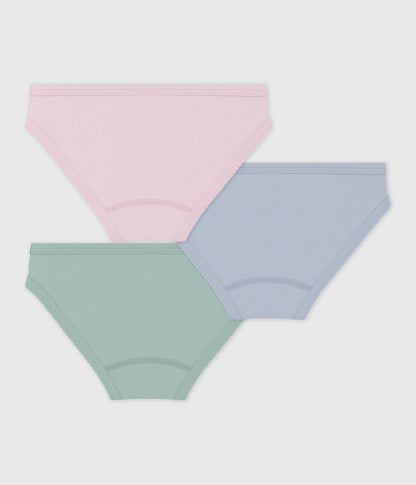 Lot de culottes enfant en coton uni – D1