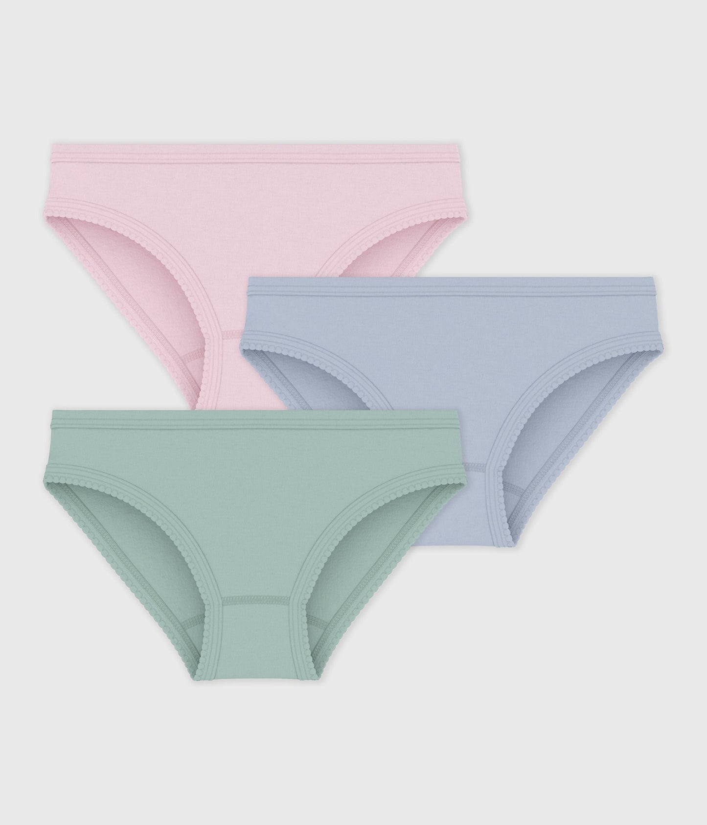 Lot de culottes enfant en coton uni – F1