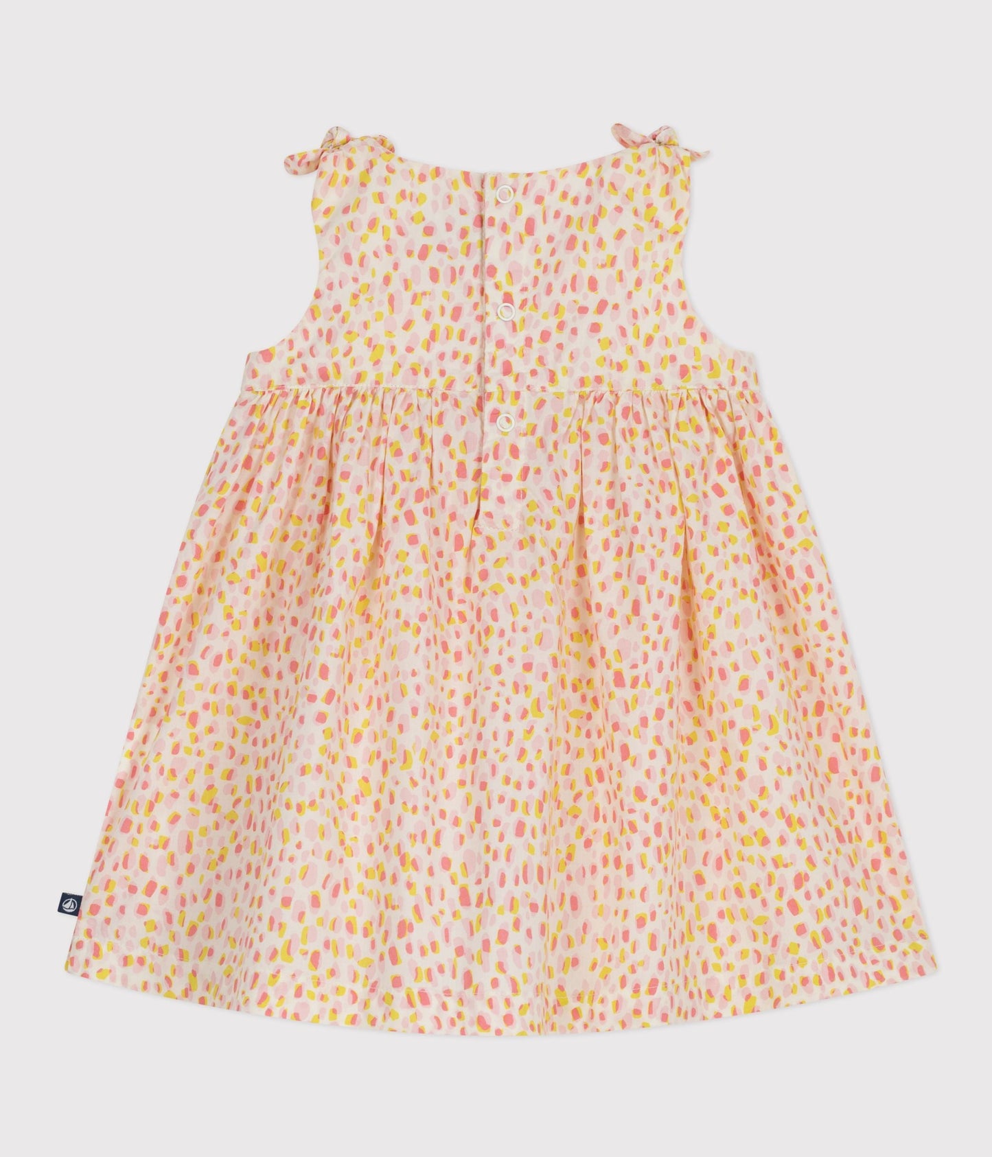 Robe bébé en coton sans manches imprimée – D1