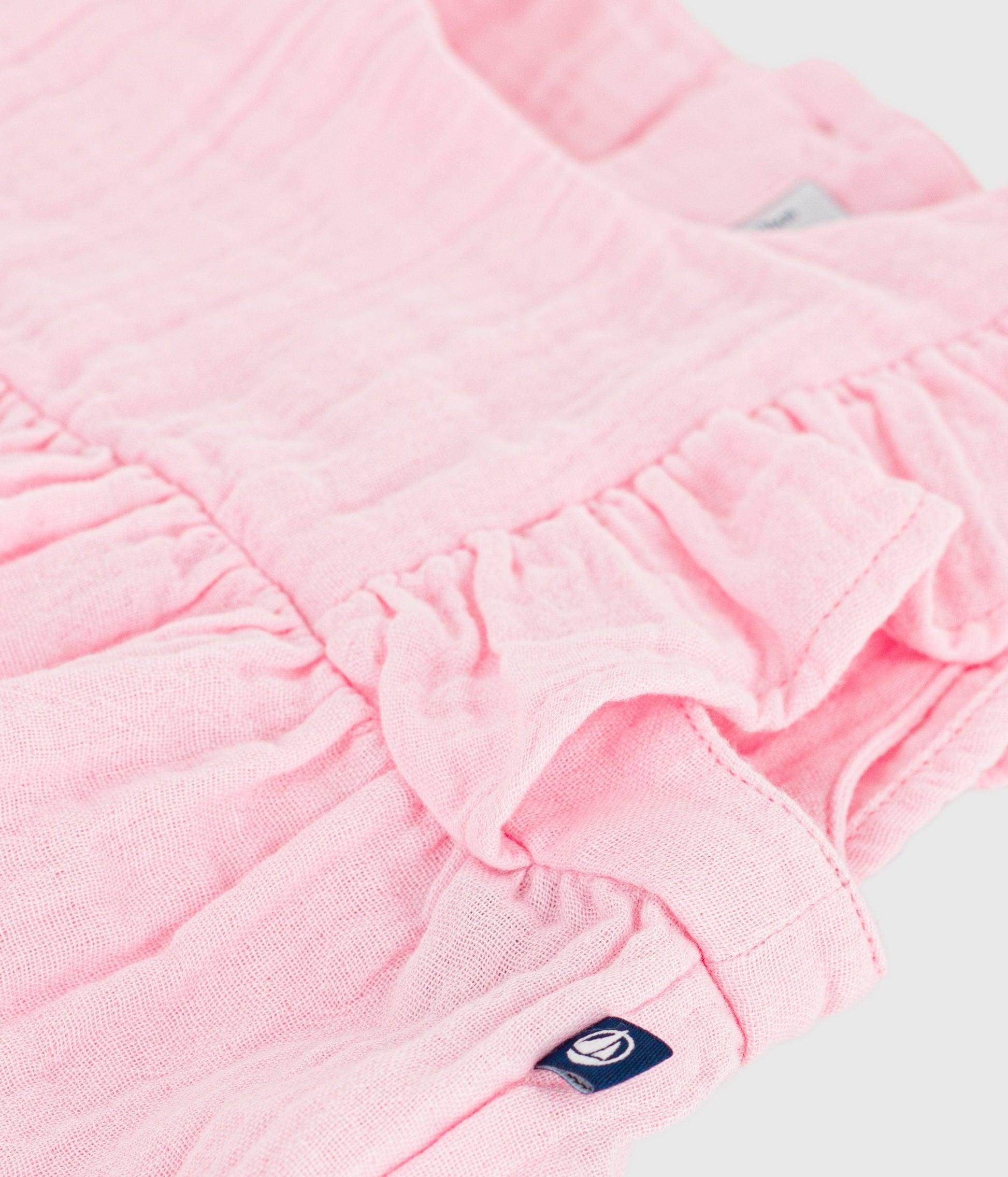 Barboteuse bébé en coton sans manches unie – Z1