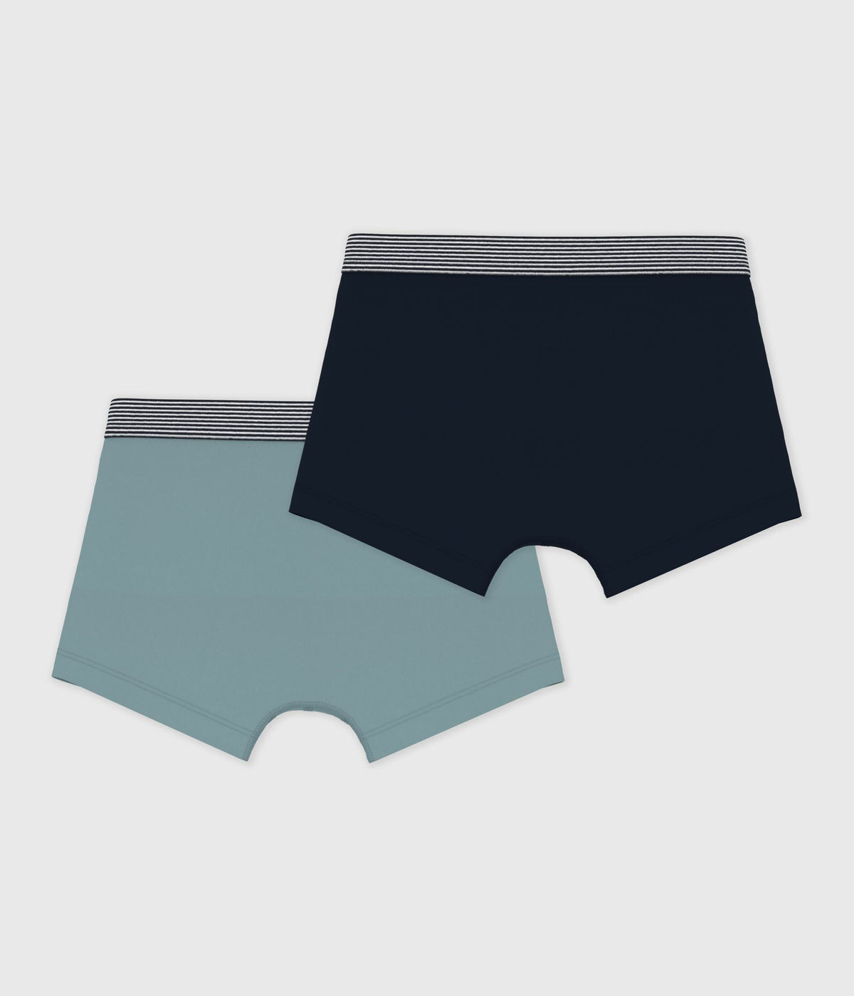 Lot de boxers enfant en coton et élasthanne uni – D1