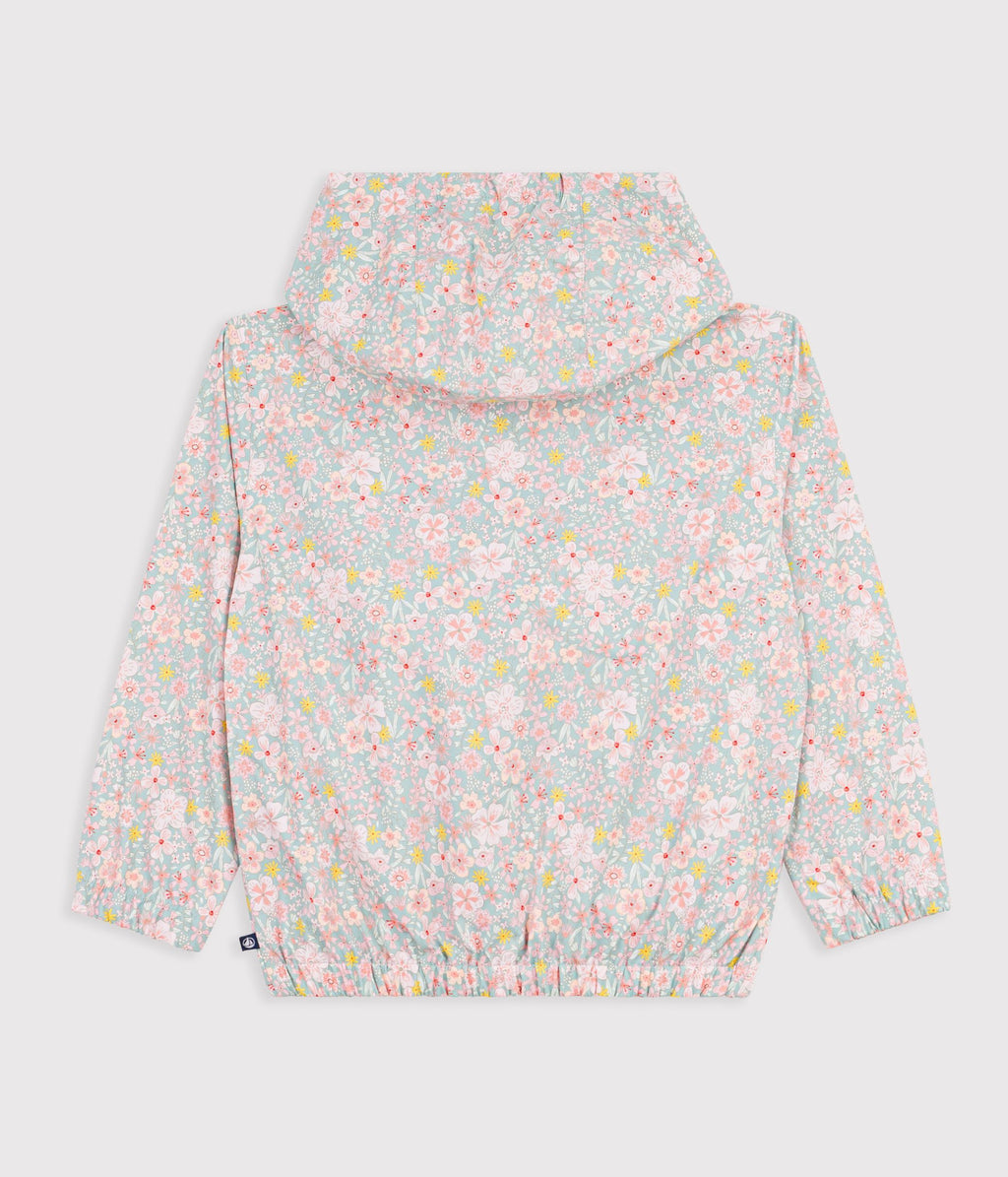 Kids' floral windbreaker