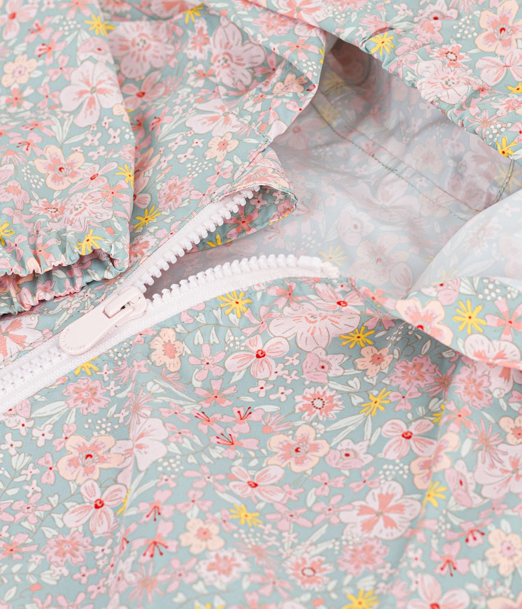 Kids' floral windbreaker