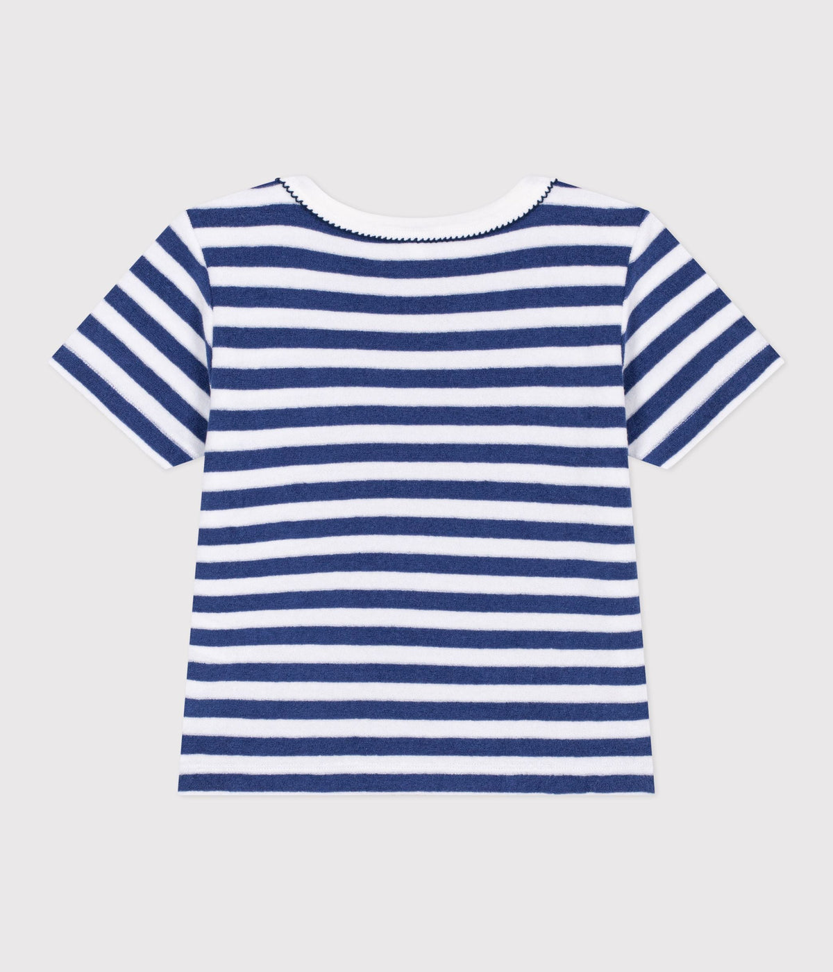 Tee-shirt enfant manches courtes en coton à rayures – D1