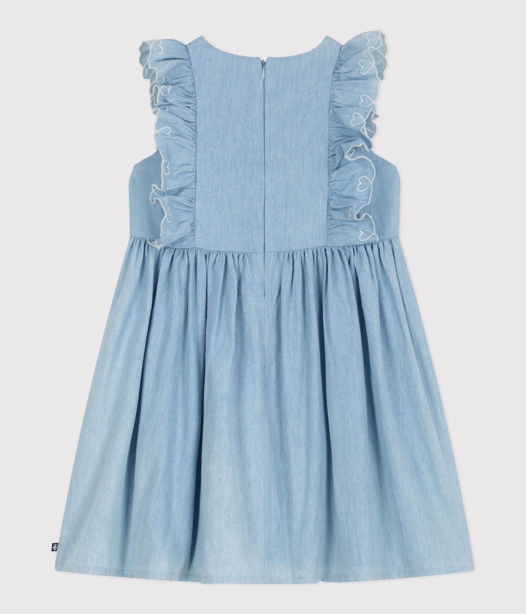 Robe sans manches enfant en coton – D1