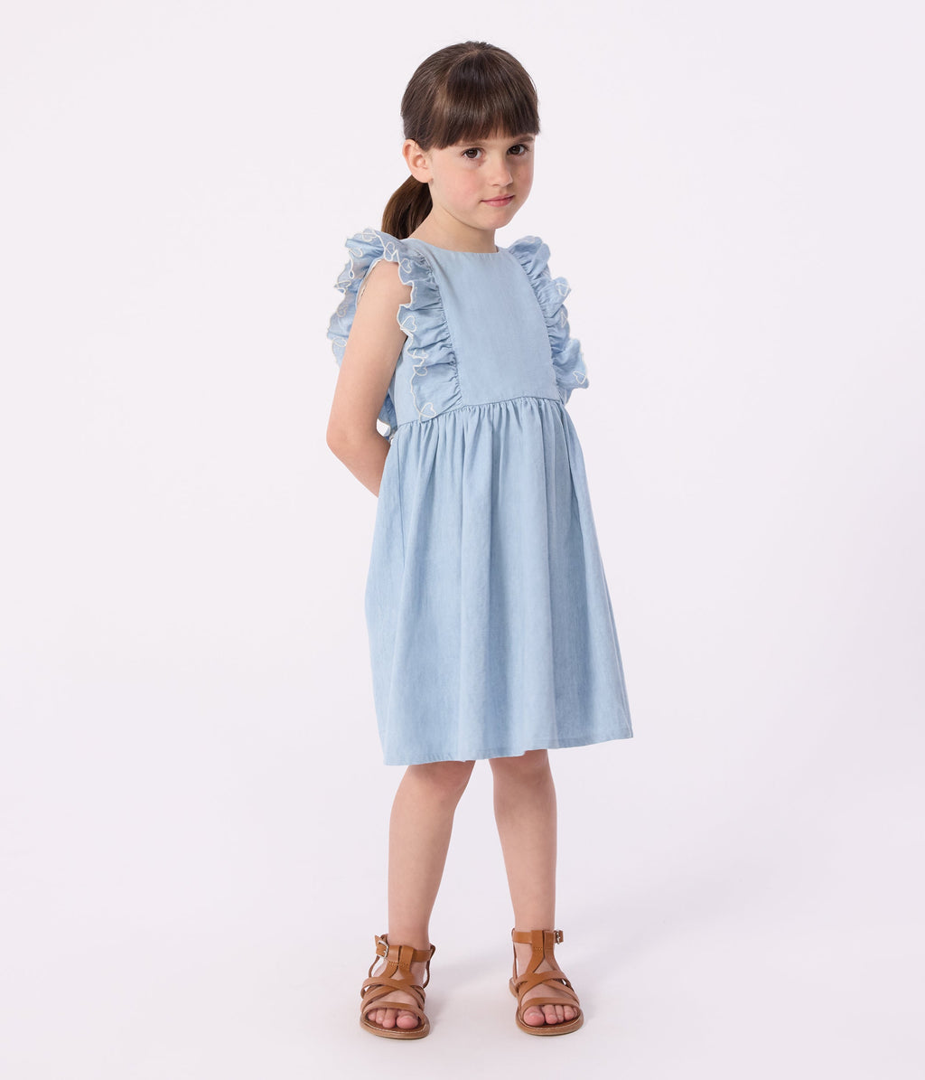 Robe sans manches enfant en coton – J1