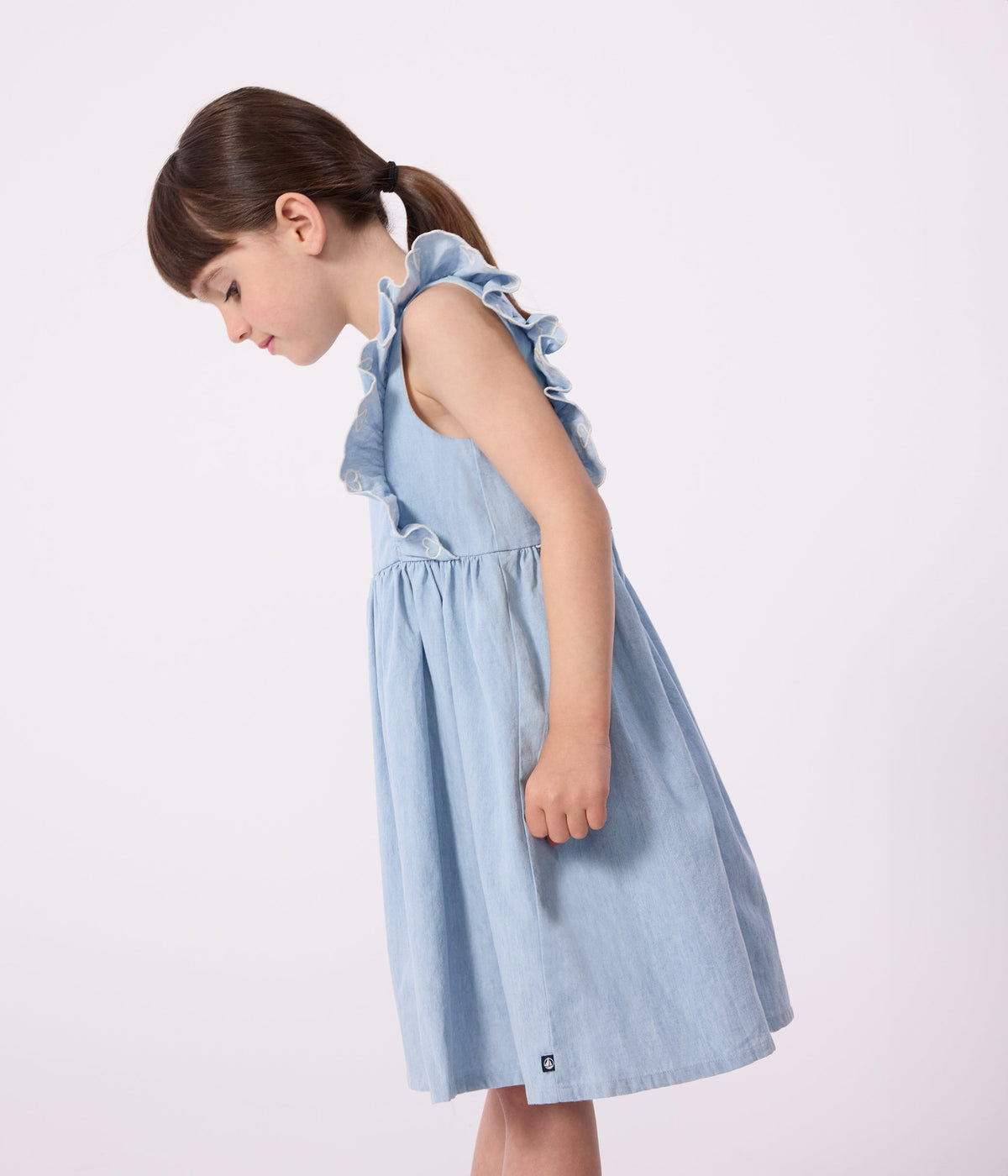 Robe sans manches enfant en coton – J2