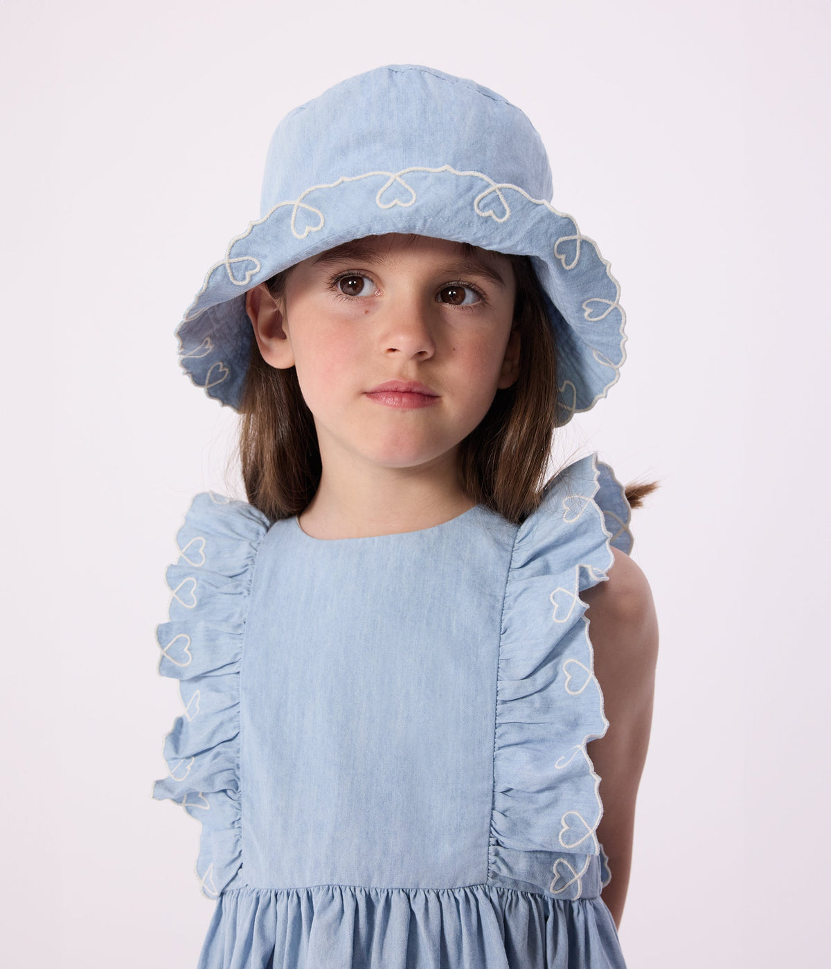 Robe sans manches enfant en coton – J3
